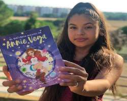 Annie added a writer to her title by publishing her book titled Annie added a writer to her title by publishing her book titled